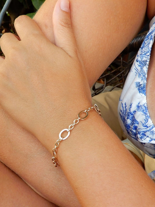 Art d or Women's Gold Chain Bracelet 14K 18.5cm