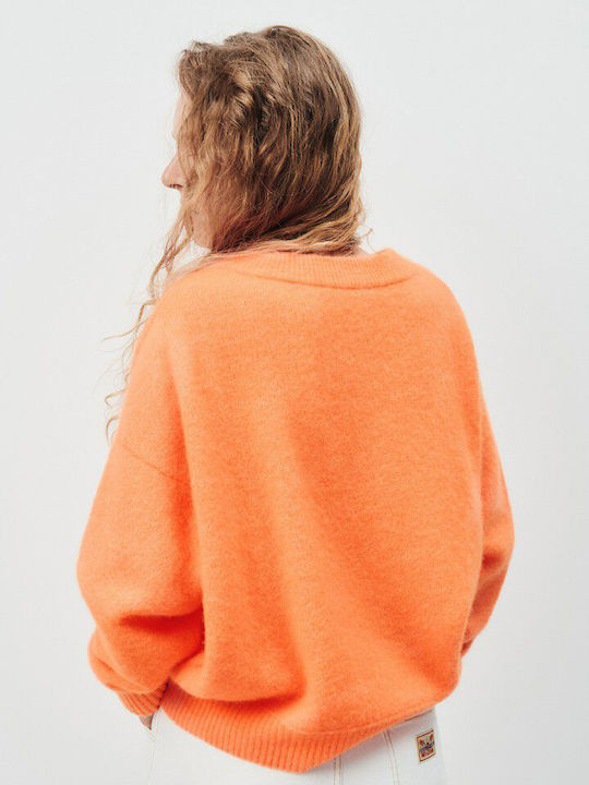 American Vintage Damen Langarm Pullover Carrot