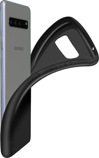 Hülle Samsung Galaxy S10 5G Weiches Silikon Schutz Ultradünn Schwarz