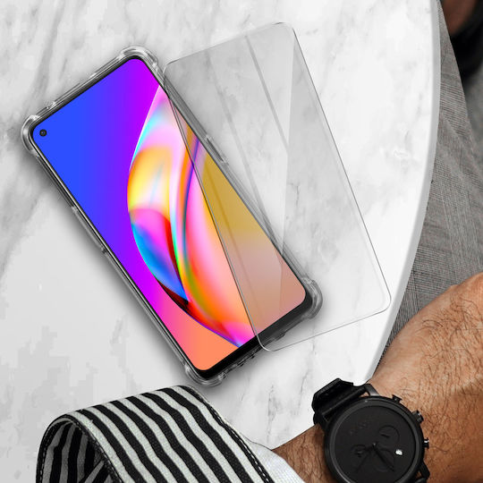 Schutzpaket Oppo A94 5G Weiche Hülle Panzerglas