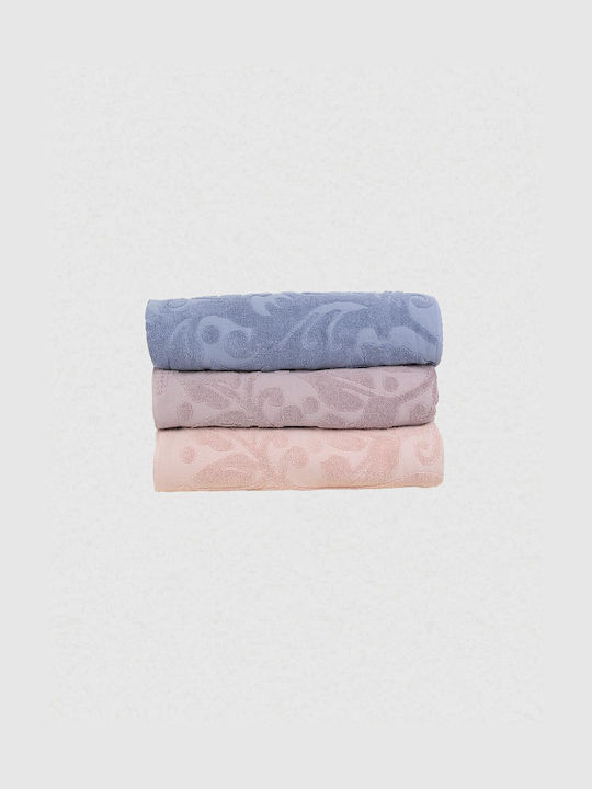 Sunshine Hand Towel Fringe 40x60cm 3 Powder Weight 520gr/m²