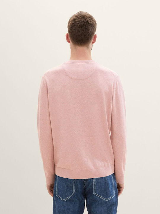 Tom Tailor Basic Men's Sweater Pink