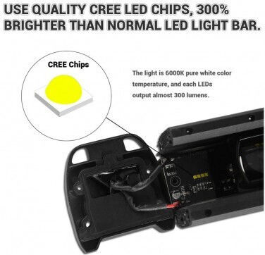 Led Bar Auto 120w 6d 12v-24v 12960 Lumens 28"/70 Cm