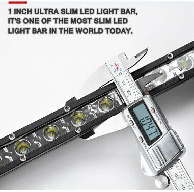 Bară LED Auto 54W Super Slim 35 mm 12/24V 4590 Lumeni 20"/51cm Spot Beam B18-54W