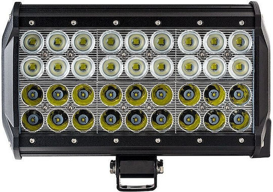 Bară Led Auto 2 Faze Fază Mică Fază Mare 108w/12v-24v 9180 Lumeni Lungime 23.5 Cm Cree Led