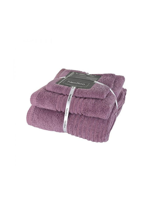 Homeline Facecloth 5005 50x90cm Mauve Weight 600gr/m²