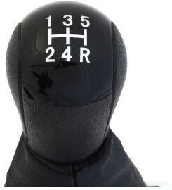 Buton schimbător de viteze cu manșon pentru Ford Fiesta / Focus / Kuga Negru