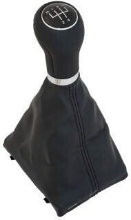 Buton schimbător de viteze cu manșon pentru Audi A4 / A5 / Q5 Negru