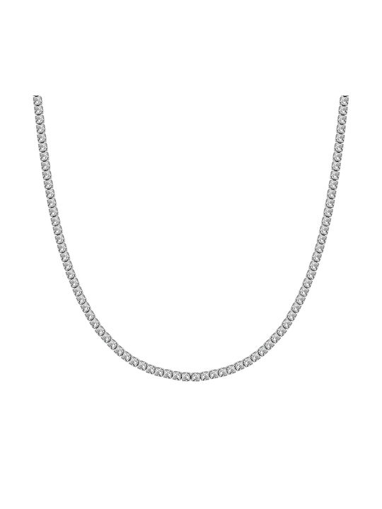 Luca Barra Necklace from Gold Plated Steel