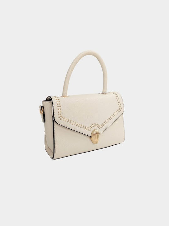 Chris Borsa Damen Umschlagtasche Beige