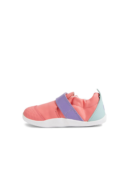 Bobux Xplorer Go Kids Sneakers with Scratch Coral