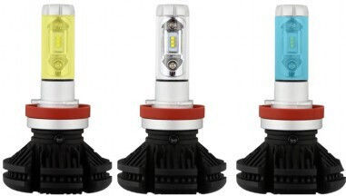 Set aus 2 LED H8 H9 H11 Canbus 50W 12.000 Lm 12V-24V