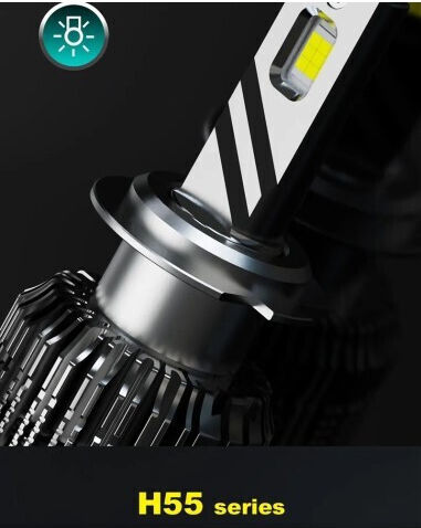 Set de 2 H7 H55 Canbus LED 55W 6000K 11.000 Lm 12V