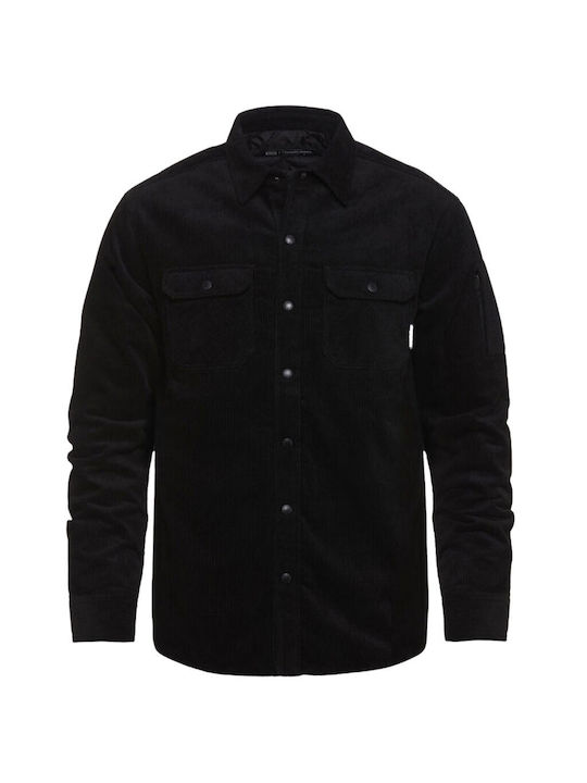 Horsefeathers Men's Shirt Corduroy Black