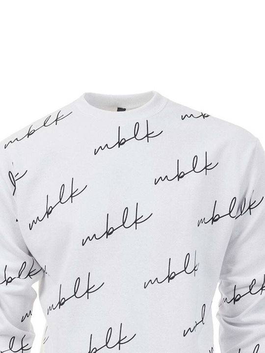 MBLK Men's Sweatshirt White