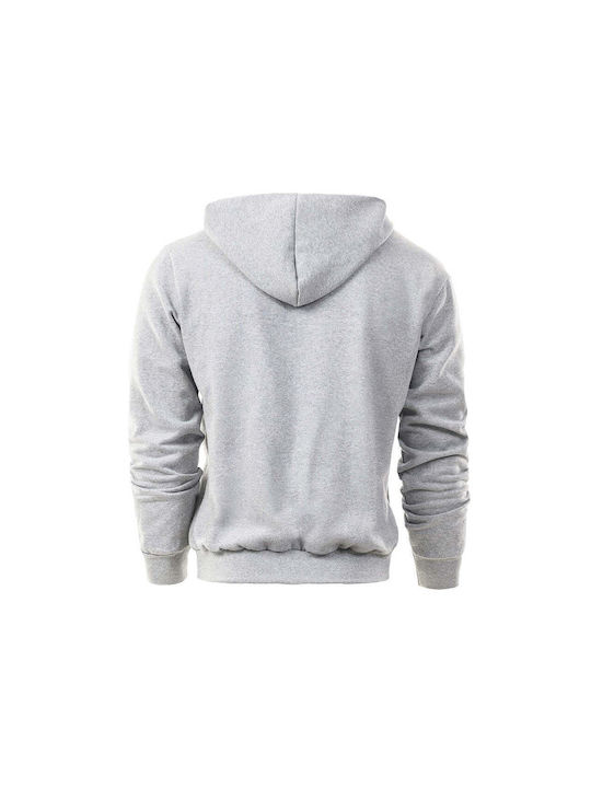 MBLK Herren Sweatshirt mit Kapuze Gray