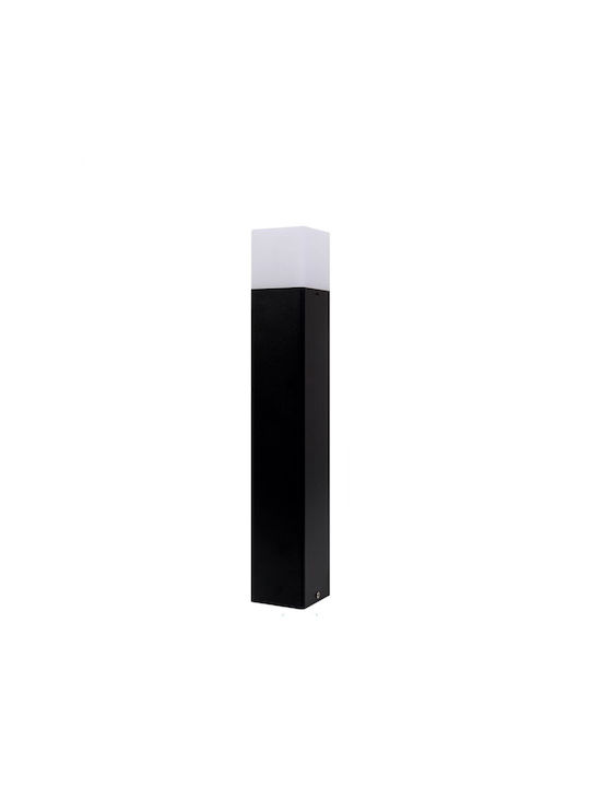 Lightex Φωτιστικό Κολωνάκι Εξωτερικού Χώρου IP44 για Ντουί E27 Μαύρο