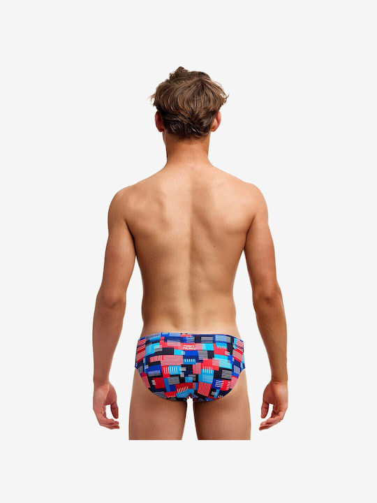 Funky Trunks Motherboard Kids Swimwear Swim Briefs Multi