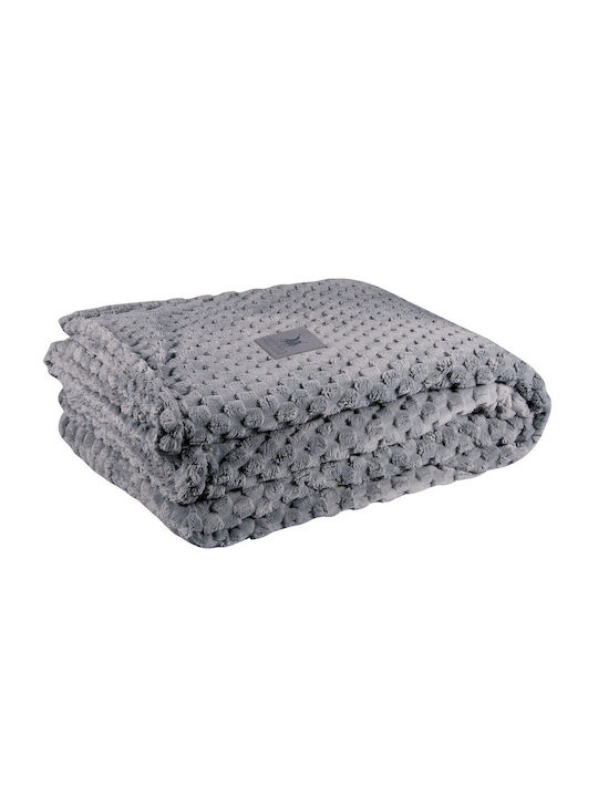 Greenwich Polo Club 3476 Decke Fleece Übergröße 220x240cm Grau
