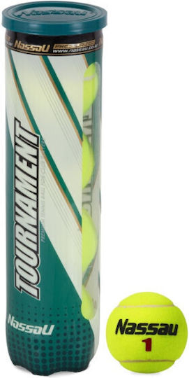 Nassau Tournament Tennis Balls 4pcs