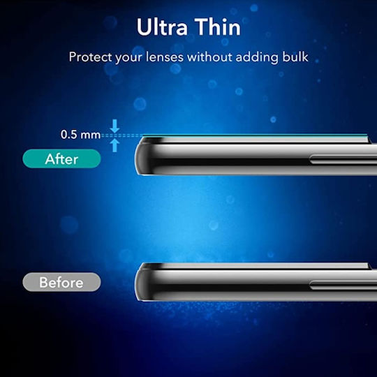 Προστασία Κάμερας Μεμβράνη Μαύρο για το Galaxy S22 5G