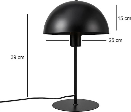 Pakketo Desker Lustră Decorativă cu Soclu pentru Bec E27 Negru