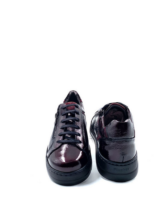 Fluchos Damen Anatomisch Sneakers Bordo