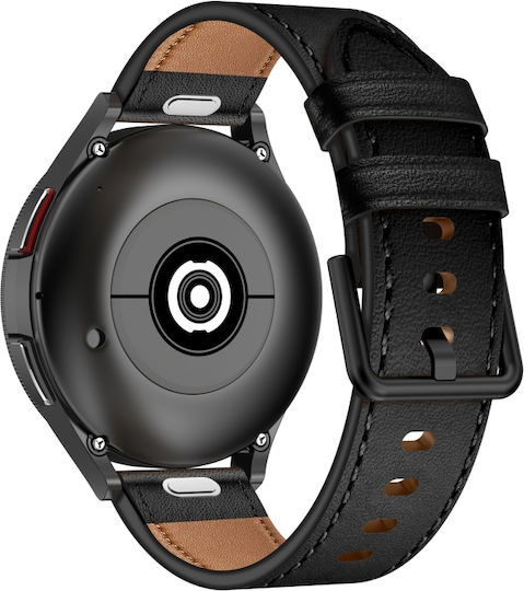 Samsung Galaxy Watch 3 41mm 20mm Sx Connector Metallknopf Schalter Lederarmband Schwarz