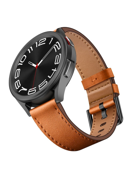 Curea din piele pentru ceas Samsung Galaxy Watch 3 41mm 20mm Sx Connector Metal Button Switch Negru