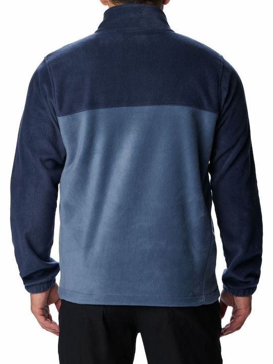 Columbia Steens Mountain Half Ανδρική Μπλούζα με Φερμουάρ Collegiate Navy, Dark Mountain 470