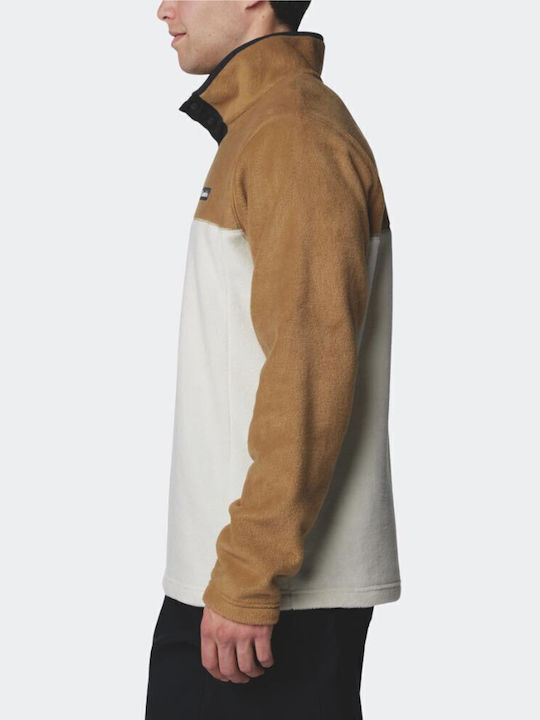 Steens Mountain Half Snap Ii T-shirt Beige