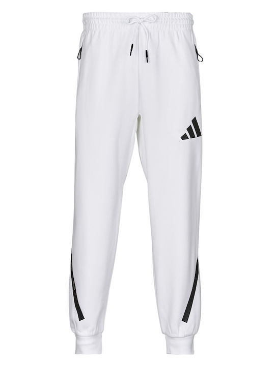Z.N.E. Football Sweatpants with Elastic White