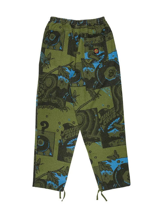 Pantaloni cu Croială Largă Multicolour