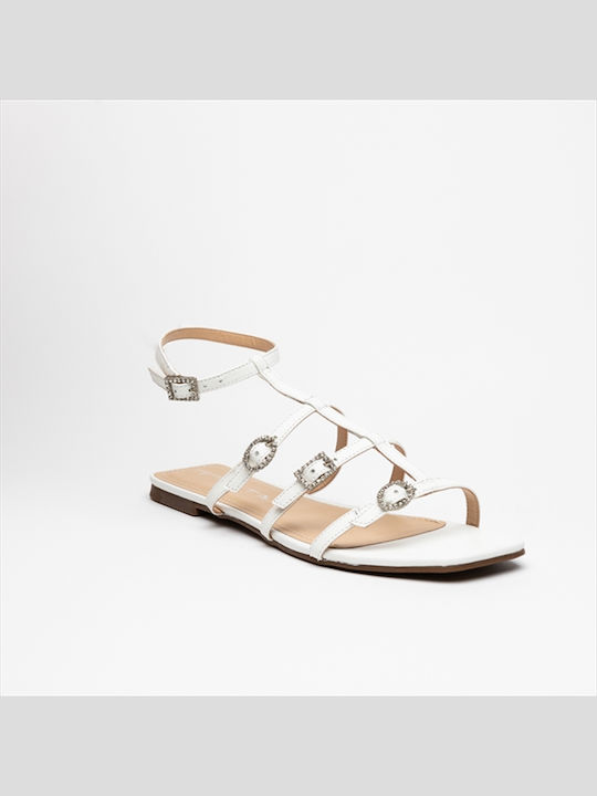 Tabita Women's Flat Sandals in White Color