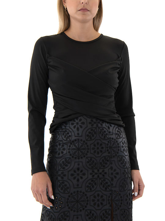 Twenty 29 Blouse Women Twenty-29 pentru Femei Bluză Mânecă lungă Black