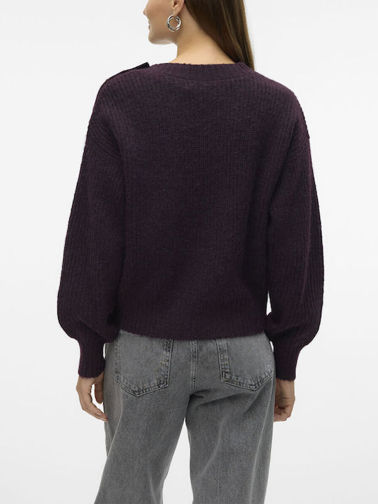 Vero Moda Damen Pullover Eine Schulter Purple