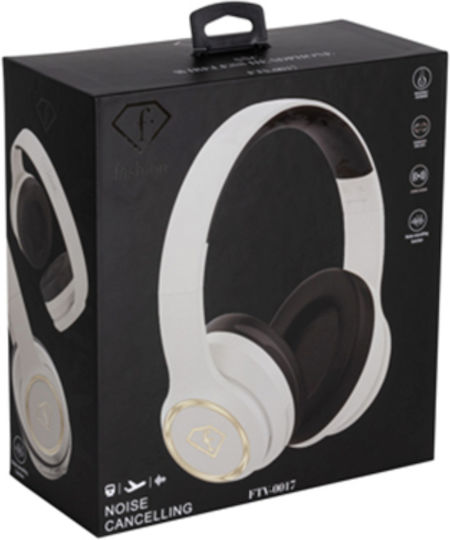 Berlinger Haus FTV-0017 Ασύρματα Bluetooth Over Ear Ακουστικά Λευκά