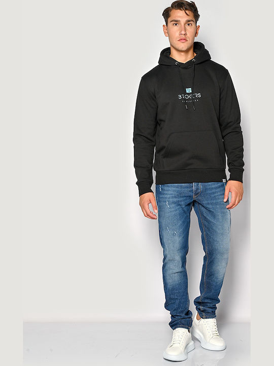 Sweatshirt with Hood Black