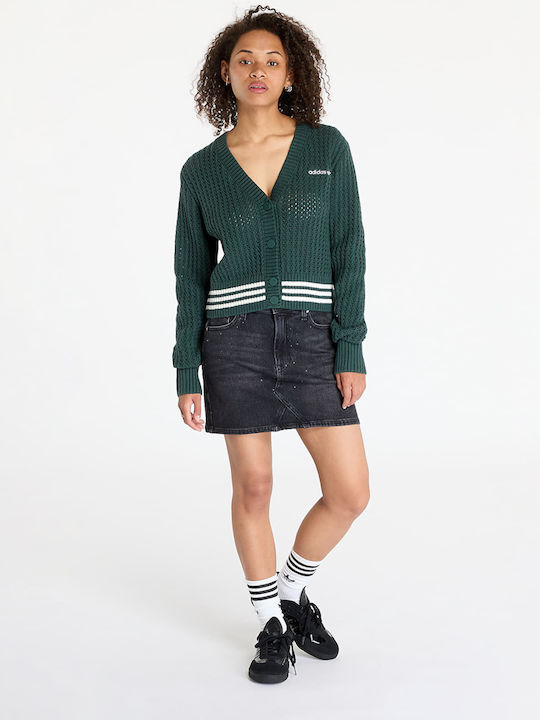 Knit Cardigan Дамска плетена жилетка Mineral Green