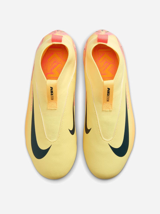 Ghete De Fotbal Pentru Copii Jr Mercurial Superfly 10 Academy Cu Crampoane Și Cu Soseta Albastre