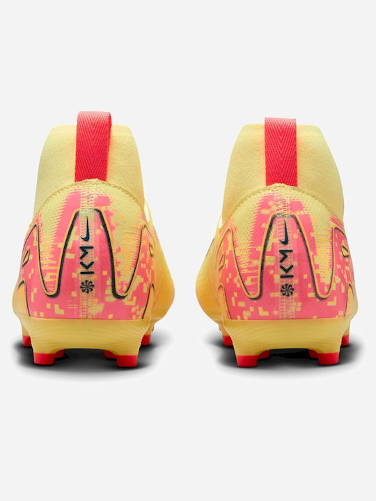 Ghete De Fotbal Pentru Copii Jr Mercurial Superfly 10 Academy Cu Crampoane Și Cu Soseta Albastre