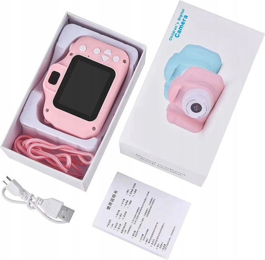 Compact Φωτογραφική Μηχανή 12MP Ροζ