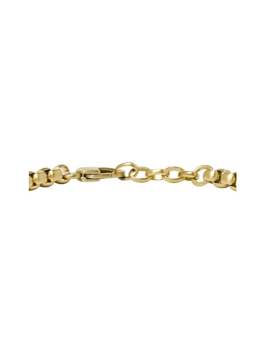 Brățară pentru bărbați Fossil Steel Malachite Jf04571710