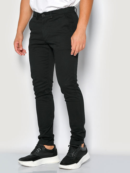 Παντελόνι Chino σε Slim Εφαρμογή Black