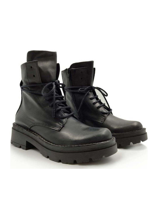 Madison Leather Women's Ankle Boots Black