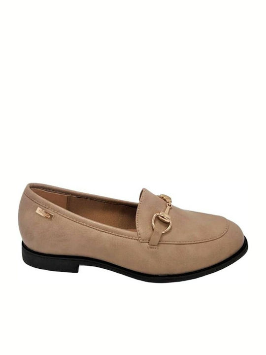 Blondie Women's Loafers in Beige Color