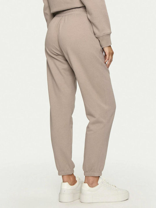 DKNY Women's Jogger Sweatpants Driftwood