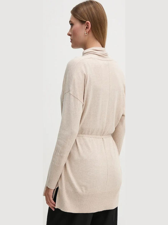 Women's Knitted Cardigan Beige