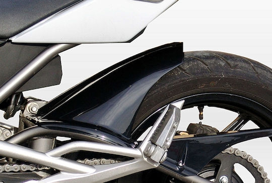 Moto Discovery Φτερό Πίσω Τροχού Μοτοσυκλέτας για Kawasaki ER6-n Μαύρο