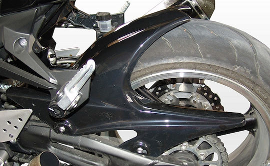 Moto Discovery Motorcycle Rear Wheel Fender for Kawasaki Z1000 Black 1pcs